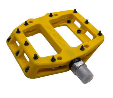 Yellow mountain bike pedals sale