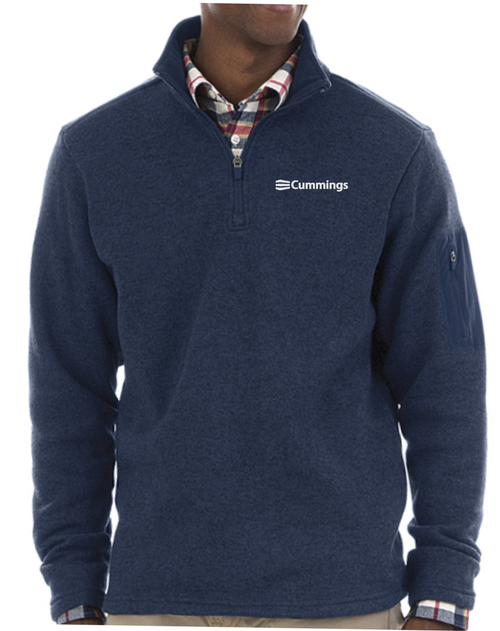 Cummings - Men's Heathered Fleece Pullover