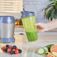Petra NutriMax Mehrzweck-Smoothie-Maschine - 2 Mischbehälter (800 ml/1L), To-Go-Flasche, 1000W