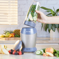 Petra NutriMax Mehrzweck-Smoothie-Maschine - 2 Mischbehälter (800 ml/1L), To-Go-Flasche, 1000W