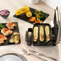 Petra Elektrogrill mit Antihaftbeschichtete Grillplatten, 1000W