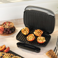 Petra Elektrogrill mit Antihaftbeschichtete Grillplatten, 1000W