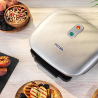 Petra Elektrogrill mit Antihaftbeschichtete Grillplatten, 1000W