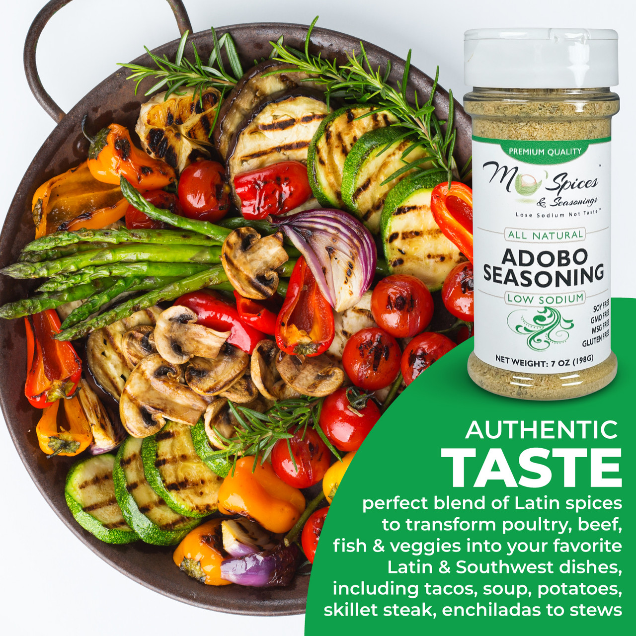 Mo' Spices Low Sodium Adobo Seco