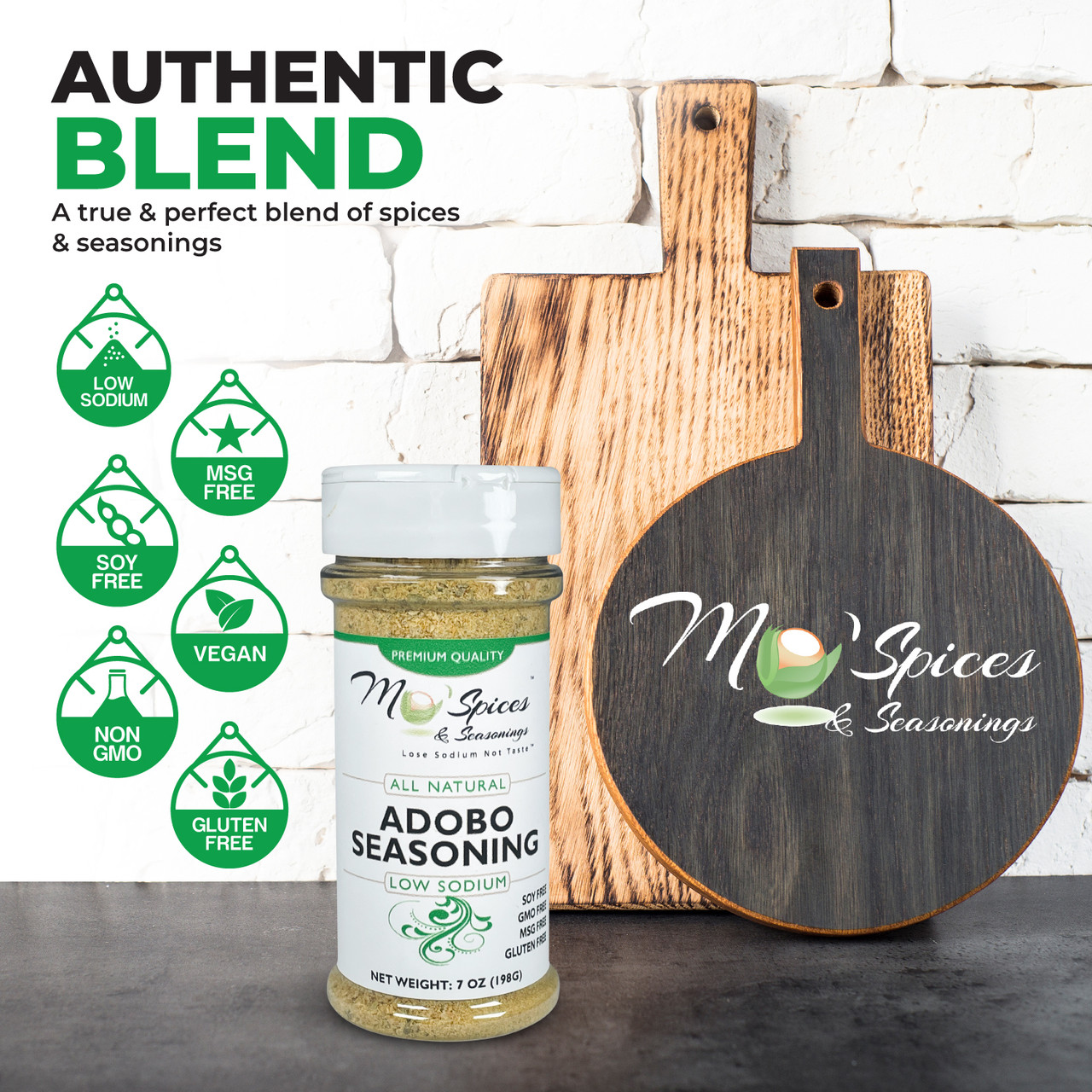 Mo' Spices Low Sodium Adobo Seco