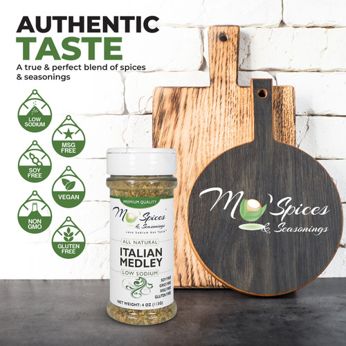 Mo'Spices Low Sodium Italian Medley Seasoning Blend