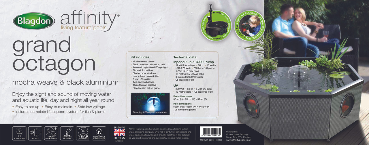 Blagdon Affinity Grand Octagon Mocha