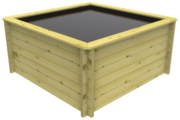 Square Wooden Fish Pond (2m x 2m) Square Wooden Fish Pond (2m x 2m)