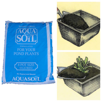 Aquatic Plant Pot - Rigid Mesh Basket with Float - Pond and Garden