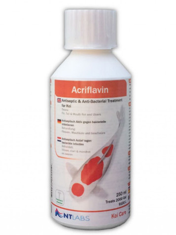 NT Labs Acriflavin 250ml Antiseptic & Anti-Bacterial Treatment