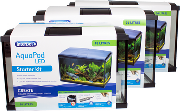 interpet aquapod led aquarium range