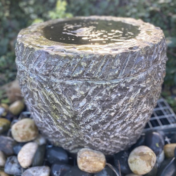 Natural Rock Limestone Trough Fountain