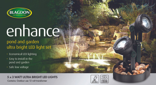 Patio Lawn Garden Outdoor Decor Led Low Voltage Pond Light