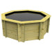 Octagonal Wooden Fish Pond - 6ft