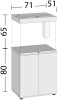 Juwel Lido 200 LED Aquarium And Cabinet Black Juwel Lido 200 LED Aquarium And Cabinet Black