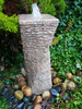 Twisted Fountain Pink Granite Water Feature