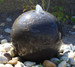 Polished Sphere Limestone Black 40cm Ø