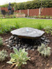 2231 BASALT SLAB FOUNTAIN WITH PLINTH