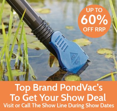 Pond Vacuums Show Deals