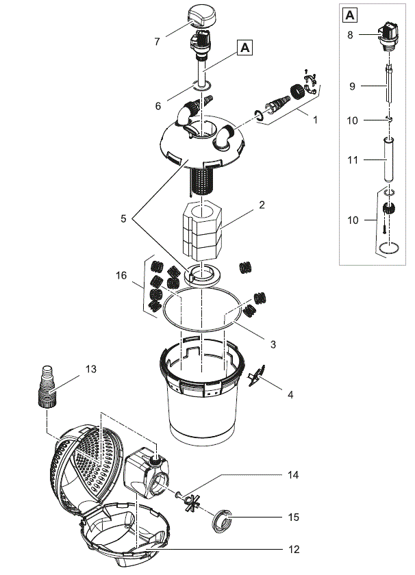 Pontec PondoPress Set 10000 - 15000 | Spare Parts | Fast Delivery