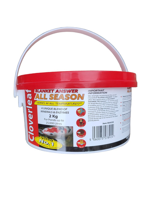 Cloverleaf Blanket Answers The AllSeason Solution for Pond Blanket Weed 2KG