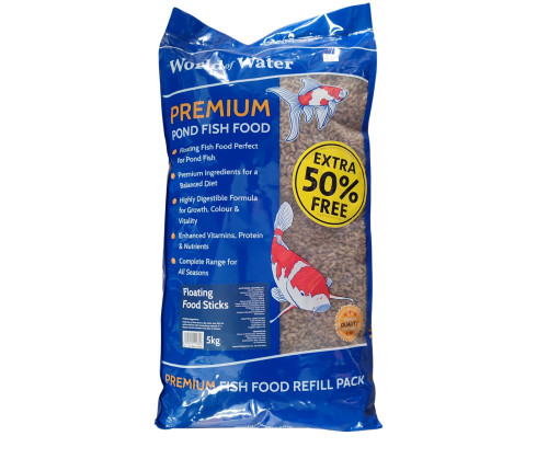 Fish Food Sticks World of Water Value Bag1