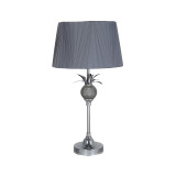 Aurora Pineapple Table Lamp with Grey Shade