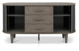 Monroe Silver Grey Wide Sideboard