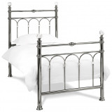 Krystal Antique Nickel Bedstead Single 90cm