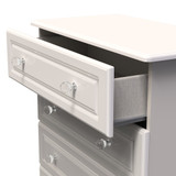 Balmoral 4 Drawer Chest in Kashmir Gloss & Kashmir