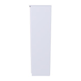 Camden 2ft6in Plain Wardrobe in Kobe Pink & White