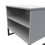 Diego Double Open Bedside Cabinet (Diego) in Dusk Grey