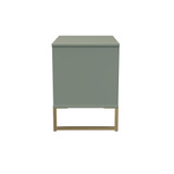 Diego Double 1 Drawer Bedside Cabinet (Diego) in Reed Green