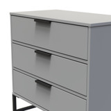 Diego 3 Drawer Chest (Diego) in Dusk Grey