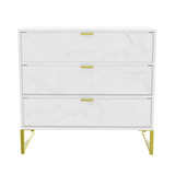 Diego 3 Drawer Chest (Diego) in Marble