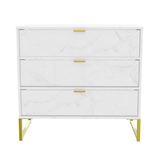 Diego 3 Drawer Chest (Diego) in Marble