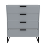 Diego 4 Drawer Chest (Diego) in Dusk Grey