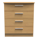 Knightsbridge 4 Drawer Chest in Modern Oak