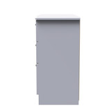 Knightsbridge 6 Drawer Midi Chest in Grey Matt