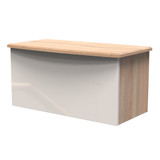 Knightsbridge Blanket Box in Kashmir Gloss & Bardolino Oak