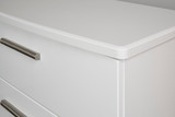 Knightsbridge 4 Drawer Bed Box in White Gloss