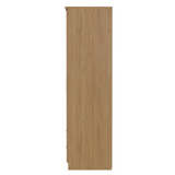 Knightsbridge 2ft6in 2 Drawer Wardrobe in Modern Oak
