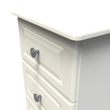 Pembroke 3 Drawer Bedside Cabinet in Cream Matt