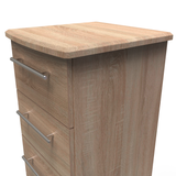 Sherwood 5 Drawer Bedside Cabinet in Bardolino Oak