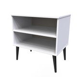 Diego R Double Open Unit in Dusk Grey & White Matt