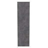 Hong Kong (Black Legs) Tall Plain Wardrobe in Pewter