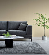 Aluxo Lenox Sofa Range in Steel Velvet 2 Seater