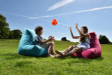 Extreme Lounging Outdoor Bean Bag Size Mini Colours Aqua and Pink