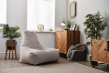 Brushed Suede Indoor Bean Bag by Extreme Lounging