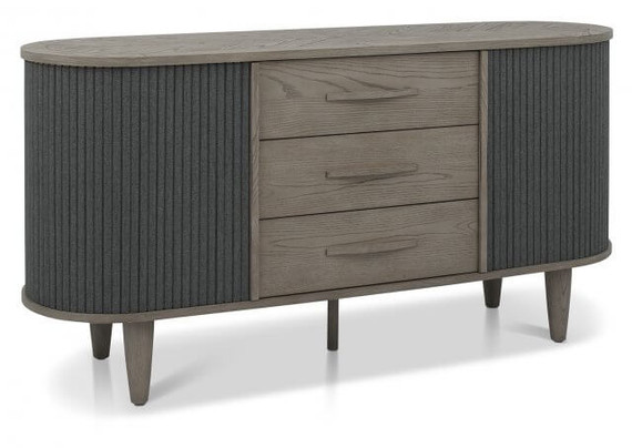 Monroe Silver Grey Wide Sideboard